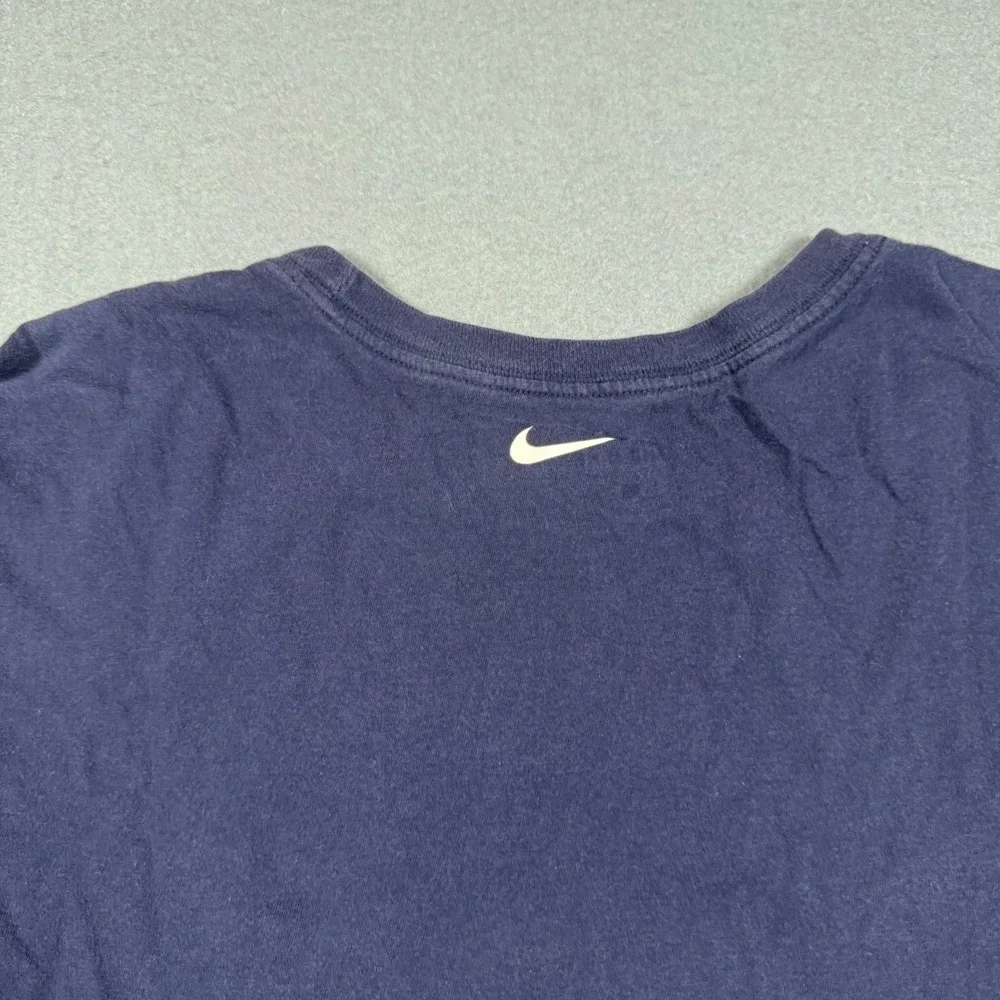 Nike Family Horse Mascot Graphic T-Shirt Mens Large Navy Blue Crewneck‎ Tee